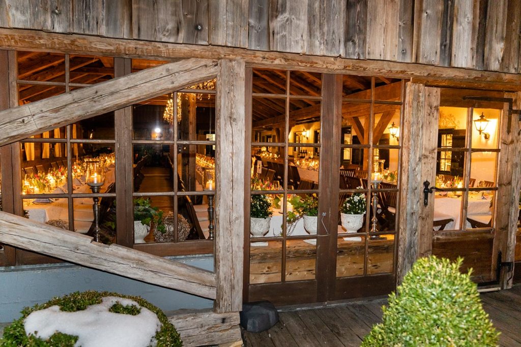 Blick in die Feierlocation im Freihaus Brenner