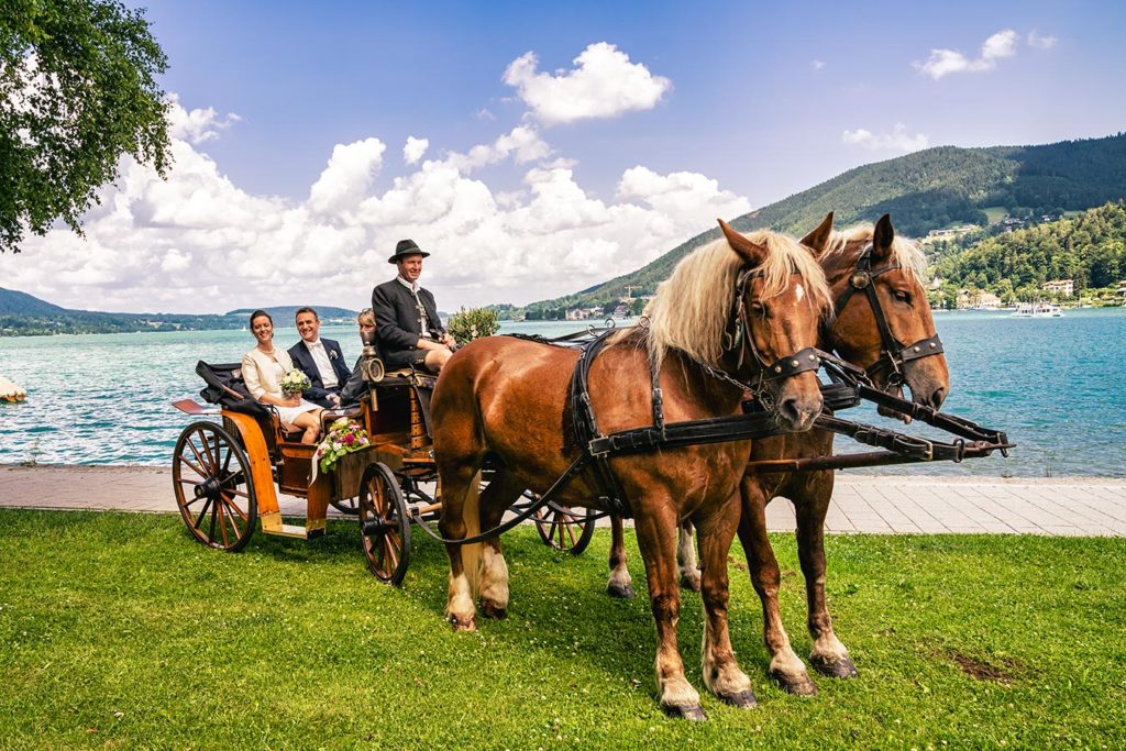 Hochzeitsfotograf Tegernsee Rolf Kaul Hochzeitskutsche