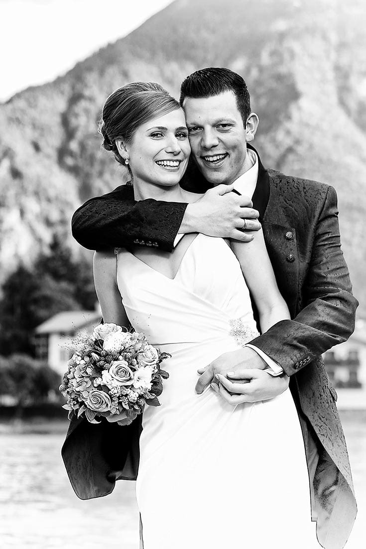 Hochzeitsfoto Tegernsee sw Hochzeitsfotograf Tegernsee Rolf Kaul