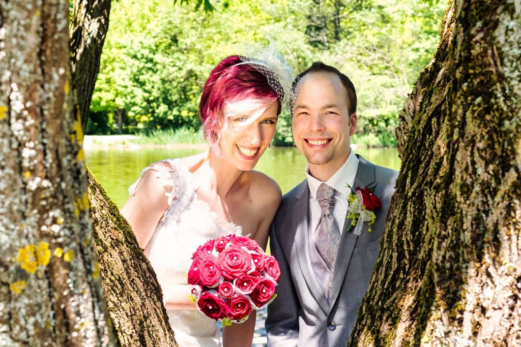 Muenchen Rolf Kaul Hochzeit Hochzeitsfoto Hochzeitsfotograf Baum See