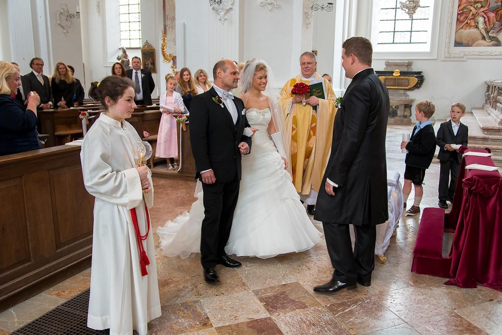 Hochzeitsfotograf Tegernsee Rolf Kaul Quirinus-Kirche Tegernsee