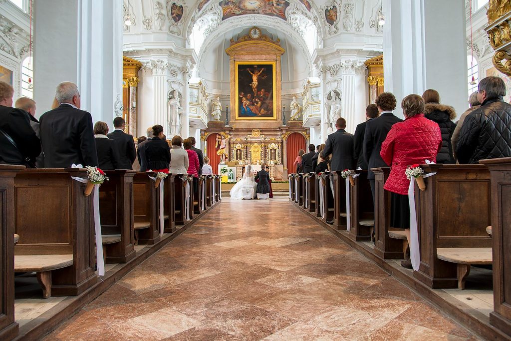 Hochzeitsfotograf Tegernsee Rolf Kaul Quirinus-Kirche Tegernsee