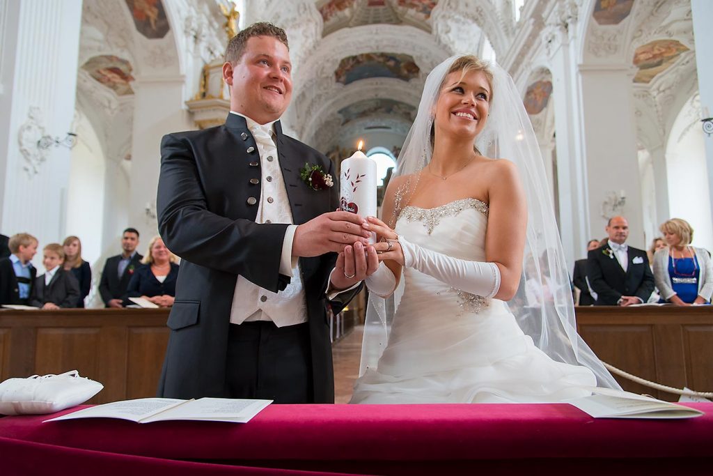Hochzeitsfotograf Tegernsee Rolf Kaul Quirinus-Kirche Tegernsee
