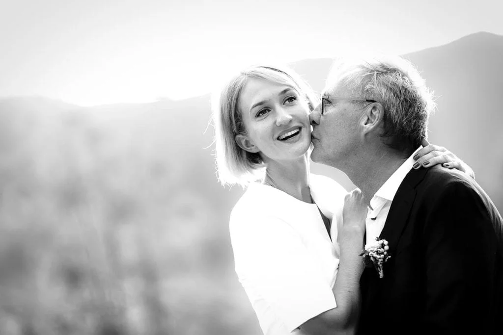 Hochzeitsfotograf Münsing Paar Kuss