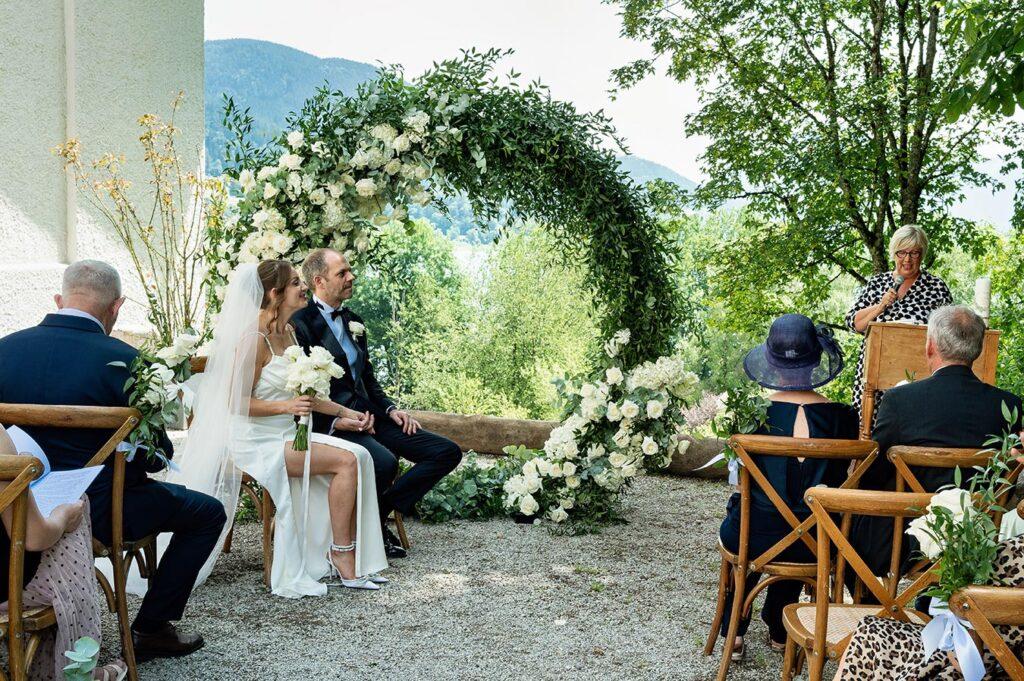 Brautpaar, freie Trauung, Gut Kaltenbrunn, Kastaniengarten